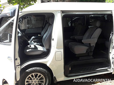 Toyota Super Grandia - Van for rent - AJ88 Car Rental - Davao City